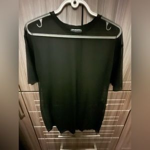 Zara Black Short Sleeve Top